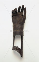 Artificial hand and forearm  17th century.