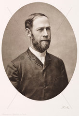 Heinrich Hertz  German physicist  late 19th century.