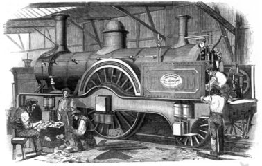 LNWR locomotive  1852.