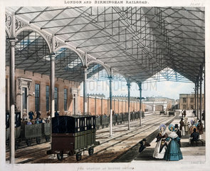 'The Station at Euston Square'  London  1837.