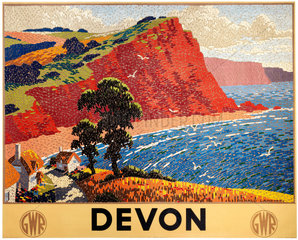 ‘Devon’  GWR poster  1936.