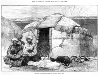‘Akoe or Extra Tent’  Turkestan  1874.