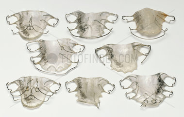 Eight removable braces  1955-1970.