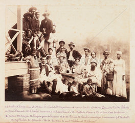 Panama Canal workers  c 1885.