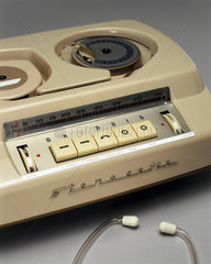 Grundig Stenorette 'M' dictating machine  1955.