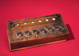 Pascal's calculating machine  1642.