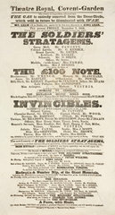 Playbill for Theatre Royal  London  1828.