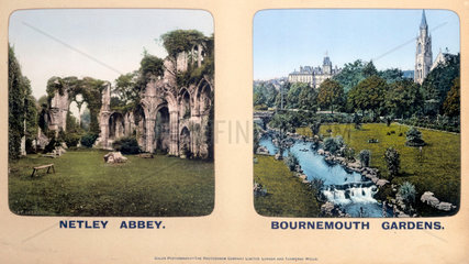 Netley Abbey  Hampshire and Bournemouth Gardens  Dorset  1910s.