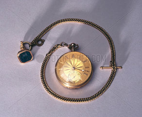 Pocket watch  British  1801-11.