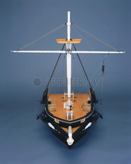 Bow section  HMS Challenger  1872.