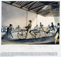 'Johnson's Pedestrian Hobby Horse Riding School’  1819.
