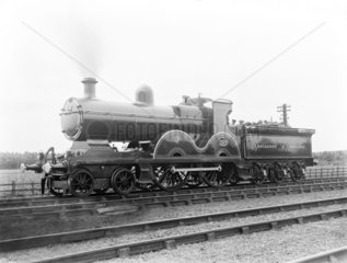 Locomotive at Blackpool station  1913