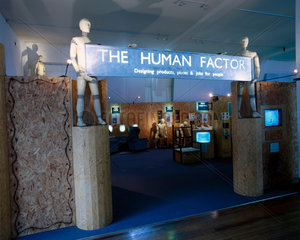 Display from 'The Human Factor'  Science Museum  London  1999.