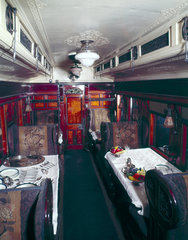 First class dining car No.76  L&NWR  1900.