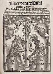 Title page from a book on distillation  1512.