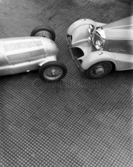 W25 GP coupe racing car and Mercedes-Benz special roadster  1934.