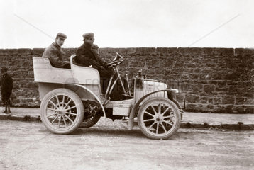 C S Rolls' car at the Gordon Bennett Trophy Race  Athy  Ireland  1903.