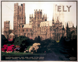 'Ely'  LNER poster  1932.