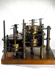 Calculating wheels on Babbage’s Difference Engine No 1  19th century.