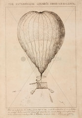‘The Enterprizing (sic) Lunardi’s Grand Air Balloon’  1784.