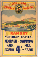 Ramsey  Isle of Man  c 1930s. Isle of Man R