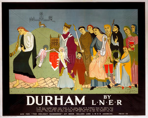 ‘Durham’  LNER poster  1923-1947.