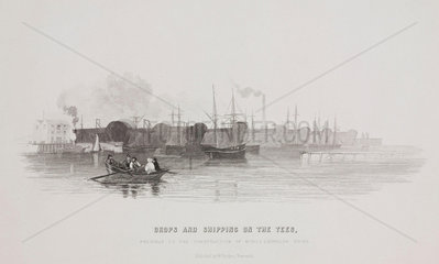 ‘Drops and shipping on the Tees’  1844.