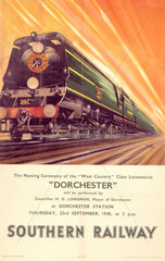 'Dorchester'  SR poster  1948.