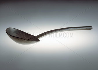 Pewter spoon  Dutch  18th century.