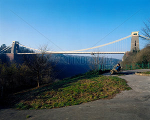 Clifton Suspension Bridge  Bristol  late 20th century.