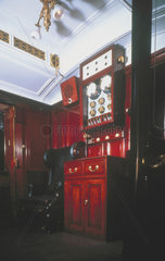 Footman's compartment in the the Royal Train  early 20th century.
