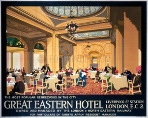 Great Eastern Hotel  LNER poster  1923-1947.