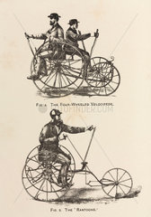 ‘The Four-Wheeled Velocipede’ and the ‘Rantoone’  1869.