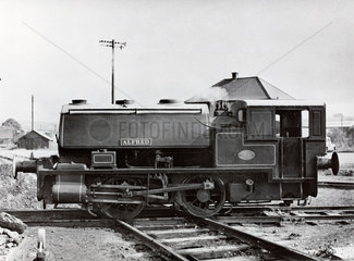 'Alfred' 0-4-0ST industrial steam locomotive  1953.