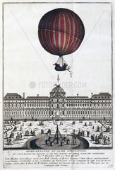 ‘The Aerostatic Globe’  1 December 1783.