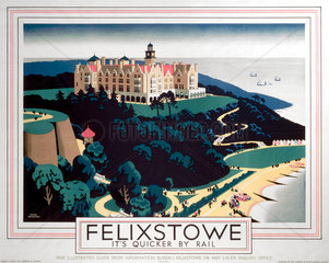 ‘Felixstowe’  LNER poster  1923-1947.