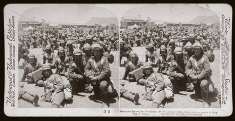 'Among the fighters for the Queen  Naauwpoort  South Africa’  1900.