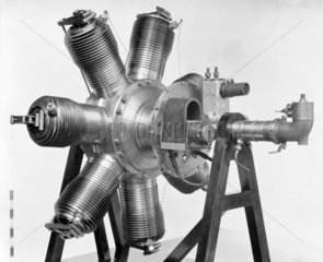 Gnome 50hp rotary motor  1908. Developed by