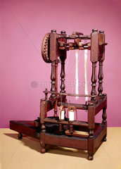 Arkwright ‘s prototype spinning machine  1769.