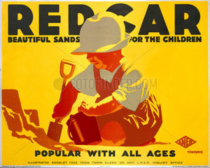 ‘Redcar’  LNER poster  1923-1947.