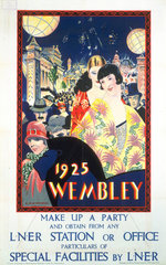‘British Empire Exhibition’  LNER poster  1925.