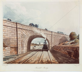 Rainhill Bridge  Chat Moss  near Liverpool  1831.