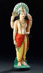 Statue of Dhanvantari  Hindu god of medicine  USA  2005.