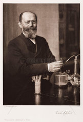 Emil Fischer  German organic chemist  c 1900s.