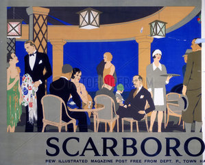 ‘Scarborough’  left-hand sheet of LNER poster  1929.