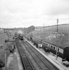 Savernake Station  Wiltshire  29 July 1938.