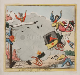 ‘A Burster by Steam’  c 1835.