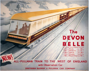 ‘The Devon Belle’  SR poster  1947.