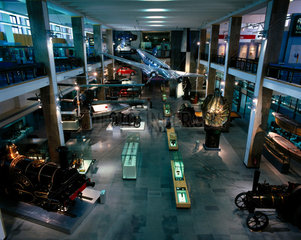General view of the ‘Making the Modern World’ gallery  July 2000.