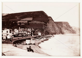 'Sidmouth  the Esplanade  From the West'  c 1880.